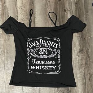 Cold Shoulder Jack Daniel’s T-Shirt